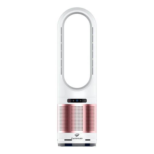 CyclonicAir Pro Pure Climate HEPA Bladeless Fan Blush Pink - CyclonicAir