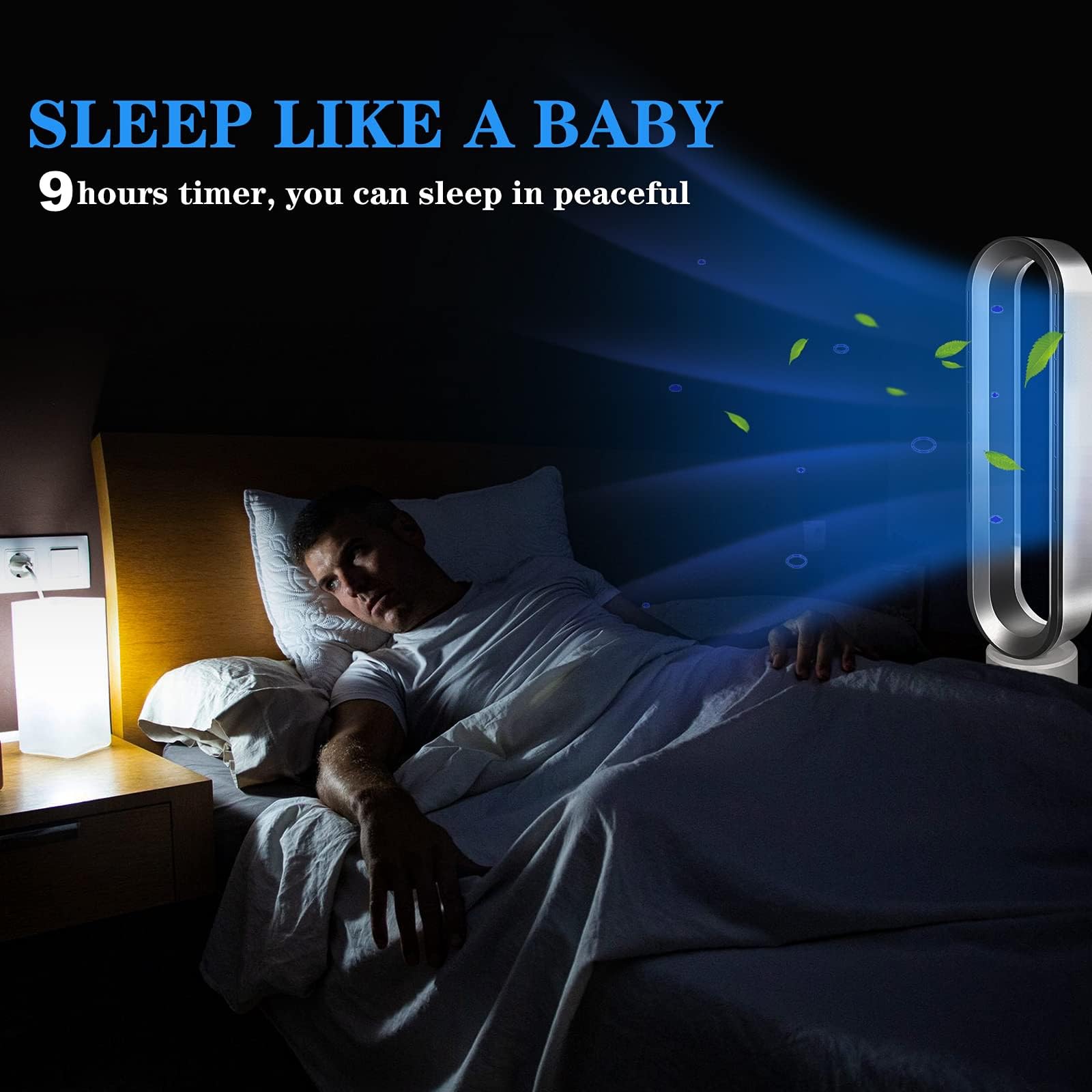 CyclonicAir™ Pro XL Bladeless Tower Fan - CyclonicAir
